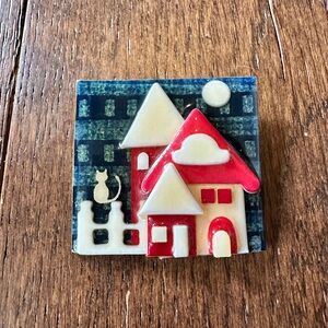 HOUSE PINS by Lucinda Pin/Brooch